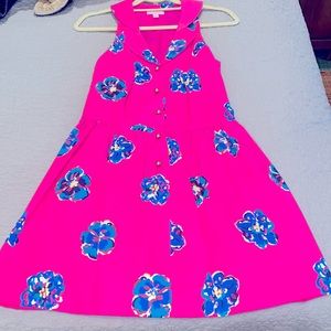 Lilly Pulitzer Pink Floral Dress